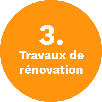 Travaux de rénovation