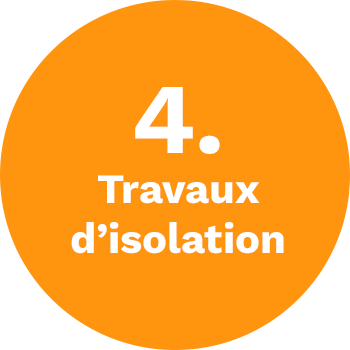 Travaux d'isolation